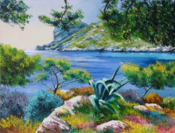 impressionism landscape Painting - PLS52 impressionism landscapes garden